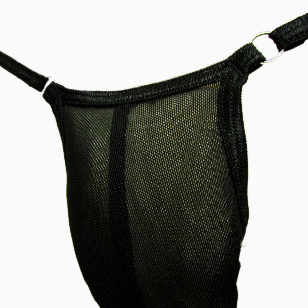 Men's See-Through Sheer Mesh Jockstrap Nude Feeling G-String Ultra-Elastic Transparent Men's Thong, Contour-Hugging Seamless Gay Micro Sexy Panties