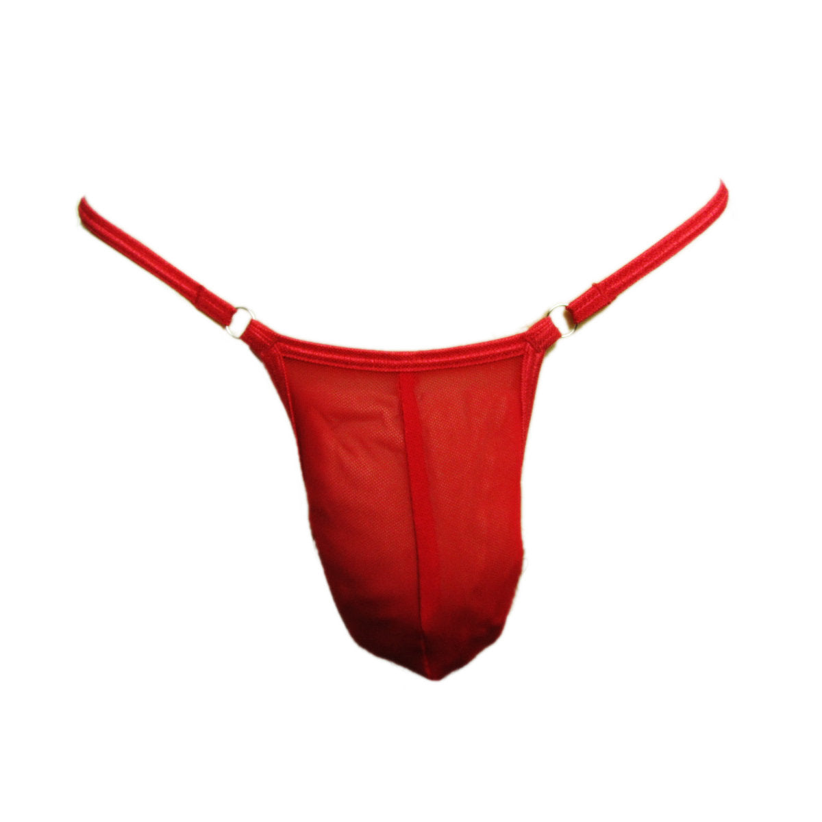 Men's See-Through Sheer Mesh Jockstrap Nude Feeling G-String Ultra-Elastic Transparent Men's Thong, Contour-Hugging Seamless Gay Micro Sexy Panties