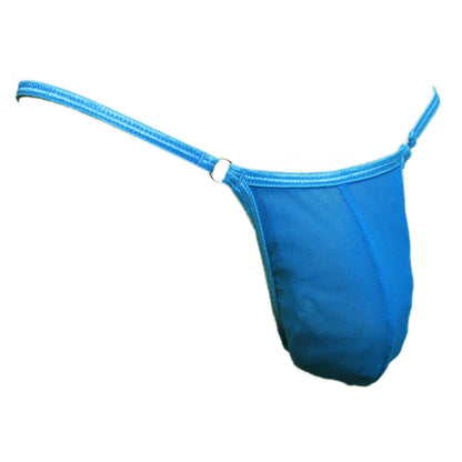 Men's See-Through Sheer Mesh Jockstrap Nude Feeling G-String Ultra-Elastic Transparent Men's Thong, Contour-Hugging Seamless Gay Micro Sexy Panties