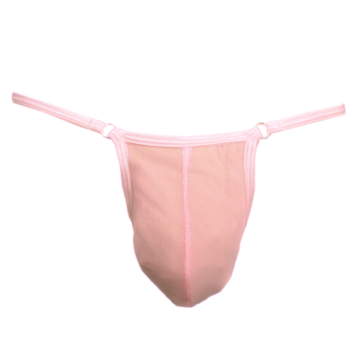 Men's See-Through Sheer Mesh Jockstrap Nude Feeling G-String Ultra-Elastic Transparent Men's Thong, Contour-Hugging Seamless Gay Micro Sexy Panties