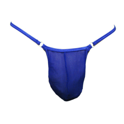Men's See-Through Sheer Mesh Jockstrap Nude Feeling G-String Ultra-Elastic Transparent Men's Thong, Contour-Hugging Seamless Gay Micro Sexy Panties