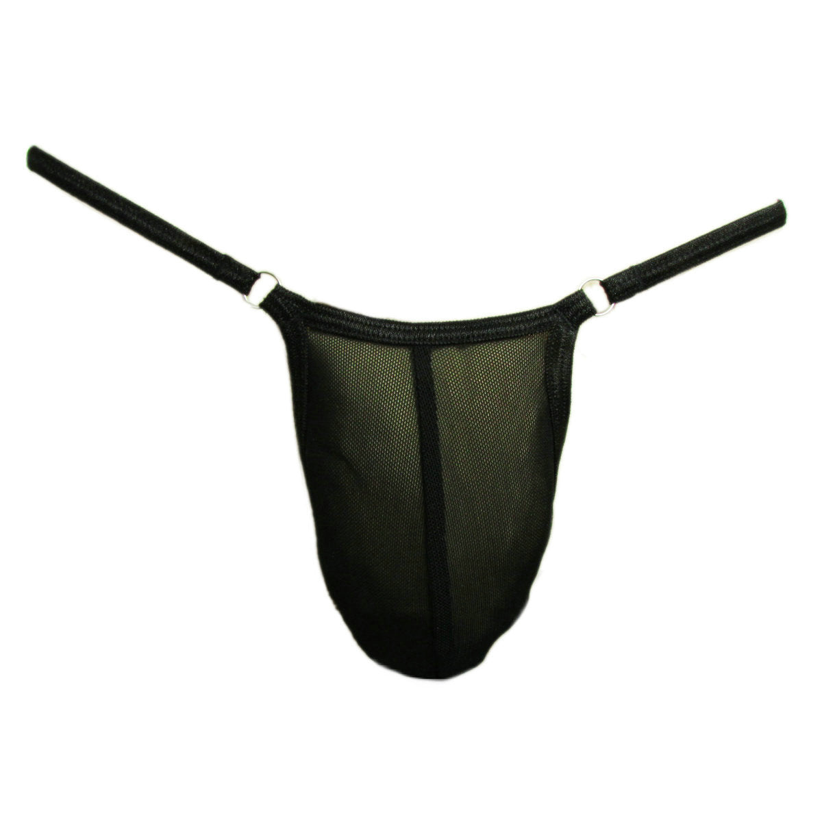 Men's See-Through Sheer Mesh Jockstrap Nude Feeling G-String Ultra-Elastic Transparent Men's Thong, Contour-Hugging Seamless Gay Micro Sexy Panties