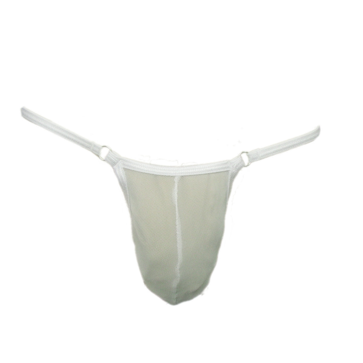 Men's See-Through Sheer Mesh Jockstrap Nude Feeling G-String Ultra-Elastic Transparent Men's Thong, Contour-Hugging Seamless Gay Micro Sexy Panties