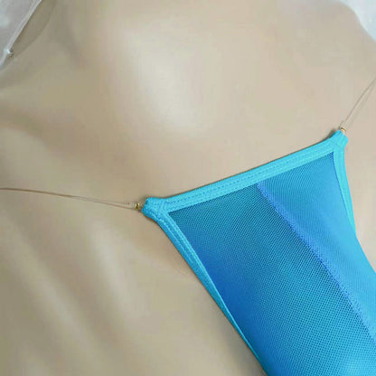 Ultra Soft Sheer Mesh Men G-string | Invisible Waistband & Large Bulge Pouch