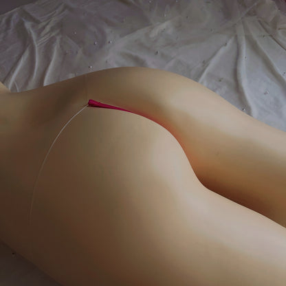 Ultra Tiny Mesh Thong Invisible Waistband Hollow Out See Through Lingerie Triangle Women G string  Sexy Panties