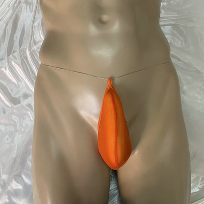 Sexy Male Mesh Micro Thong, Ergonomic Pouch G-String for Men, Breathable Sheer Stand Up G-String Underwear, Vibrant Low Rise Exotic Lingerie