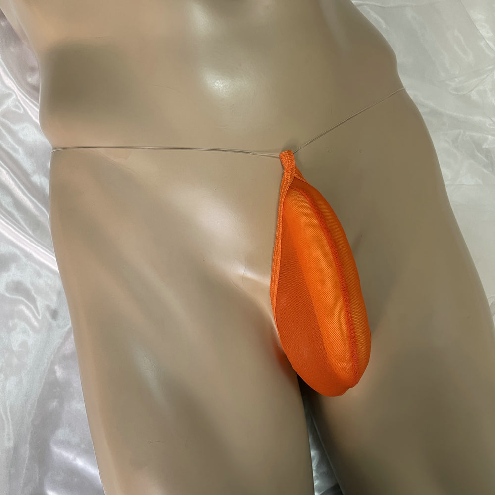 Sexy Male Mesh Micro Thong, Ergonomic Pouch G-String for Men, Breathable Sheer Stand Up G-String Underwear, Vibrant Low Rise Exotic Lingerie