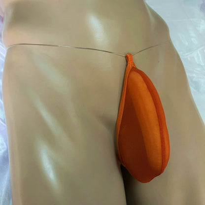 Sexy Male Mesh Micro Thong, Ergonomic Pouch G-String for Men, Breathable Sheer Stand Up G-String Underwear, Vibrant Low Rise Exotic Lingerie