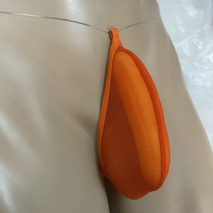 Sexy Male Mesh Micro Thong, Ergonomic Pouch G-String for Men, Breathable Sheer Stand Up G-String Underwear, Vibrant Low Rise Exotic Lingerie