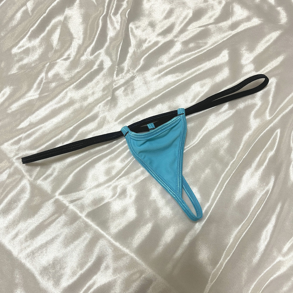 Sexy Mens Micro G-String Thong: Invisible Low-Rise Barely-There Minimal Coverage Underwear