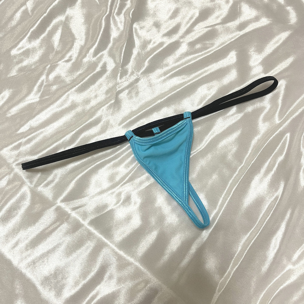 Sexy Mens Micro G-String Thong: Invisible Low-Rise Barely-There Minimal Coverage Underwear