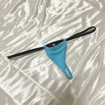 Sexy Mens Micro G-String Thong: Invisible Low-Rise Barely-There Minimal Coverage Underwear