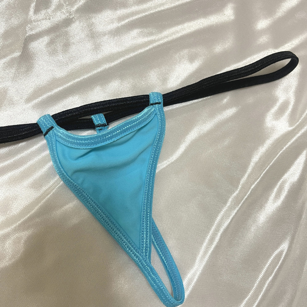 Sexy Mens Micro G-String Thong: Invisible Low-Rise Barely-There Minimal Coverage Underwear