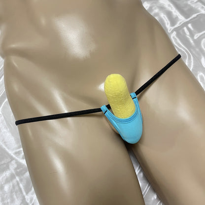 Sexy Mens Micro G-String Thong: Invisible Low-Rise Barely-There Minimal Coverage Underwear
