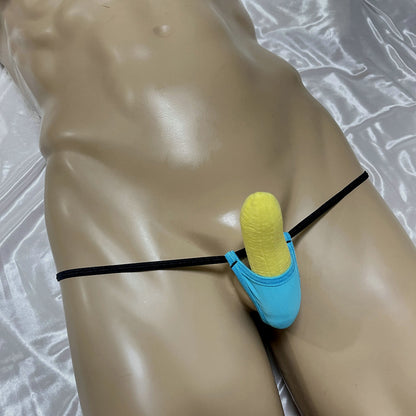 Sexy Mens Micro G-String Thong: Invisible Low-Rise Barely-There Minimal Coverage Underwear