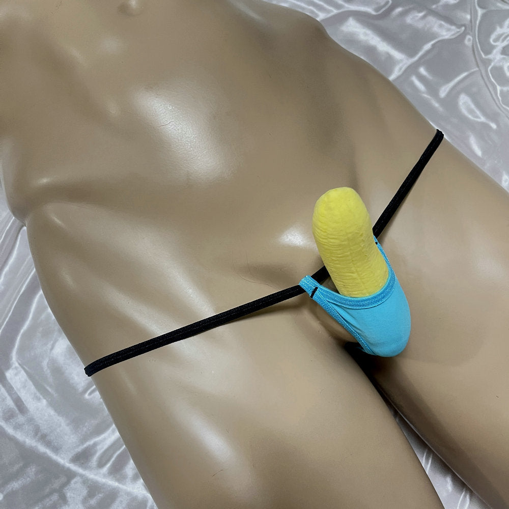 Sexy Mens Micro G-String Thong: Invisible Low-Rise Barely-There Minimal Coverage Underwear