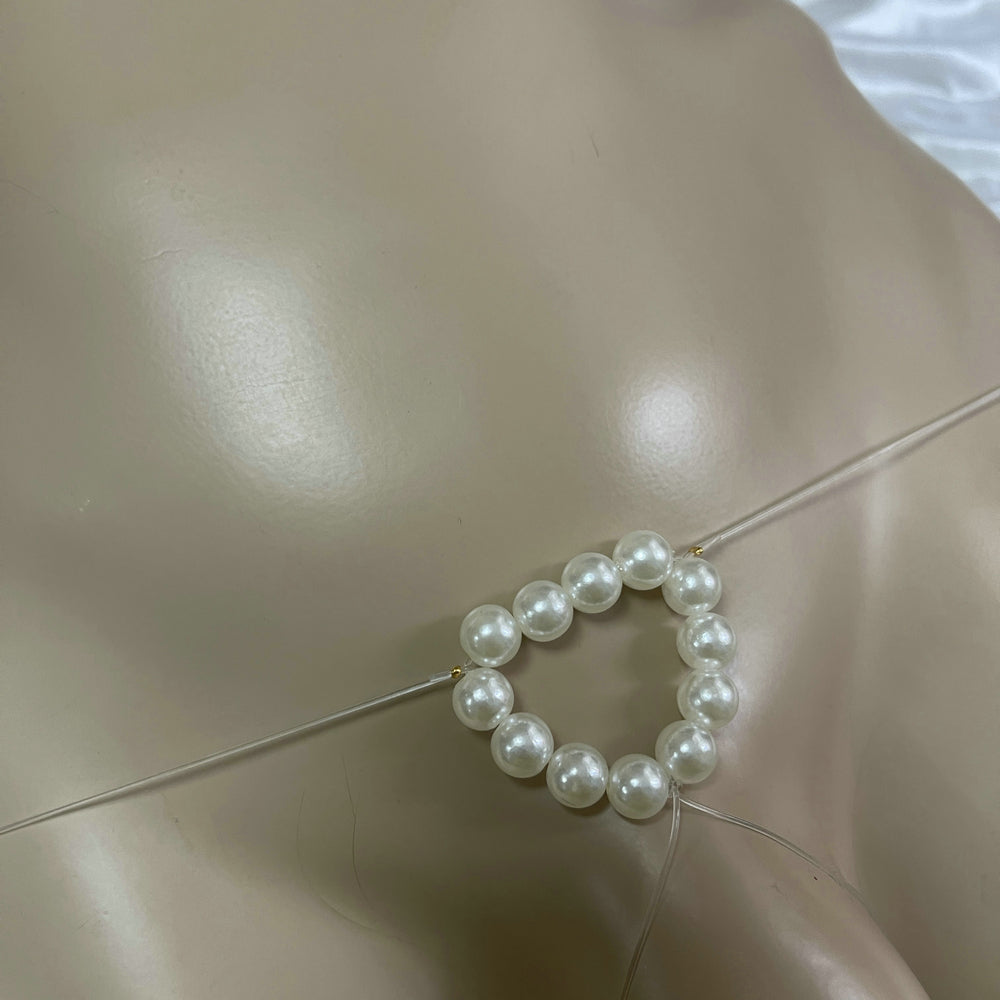 Men‘s Thong Underwear Low Rise T Back Seamless Invisible-Band Men's Pearl Thong – Ultra-Comfort G-String Penis Ring Sexy Underwear